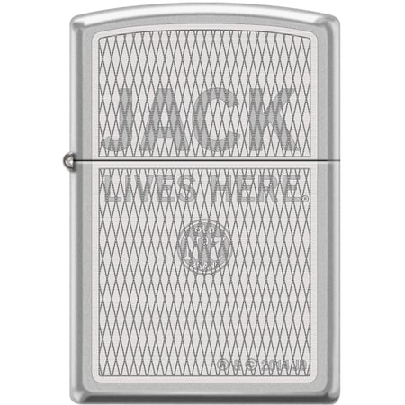 Zippo 2024 Zippo Custom Jack Daniels Lives Here Satin Chrome ZIP-205MP322990